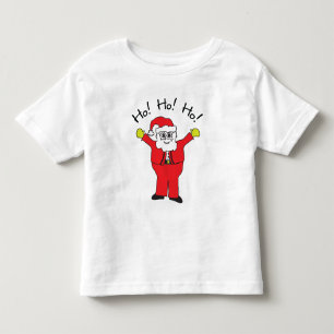 Infantil Camiseta Santa Claus e Roupa
