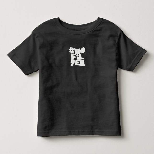 Infantil Camiseta Sem Filtro (Frente)