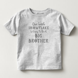 Infantil Camiseta Snowflake do Big Brother Toddler