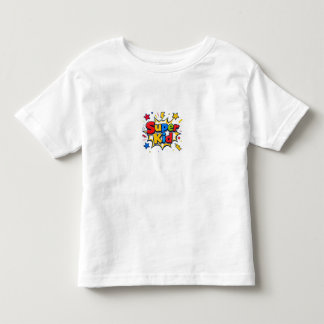 Infantil Camiseta Super Kid Colorida Estilo Quadrinhos para