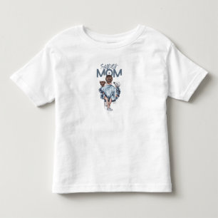 Infantil Camiseta Super Mamãe