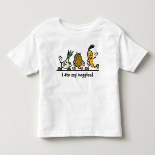 Infantil Camiseta T da Criança de Carrot de Batata de Onio