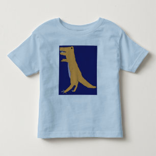 Infantil Camiseta T. Rex em azul
