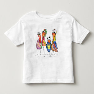 Infantil Camiseta T-Shirt De Quatro Bons Brancos Coloridos
