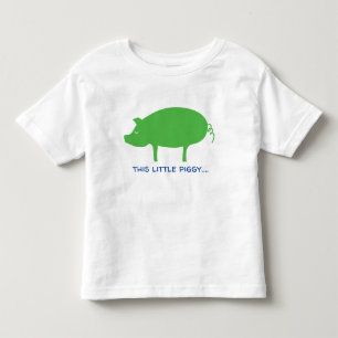 Infantil Camiseta This Little Piggy