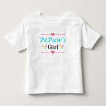 Camiseta Toddler da PePaw