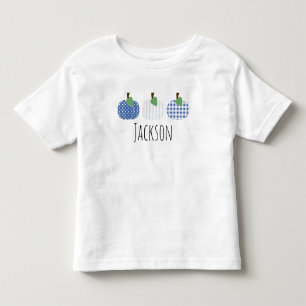 Infantil Camiseta Trio de Abóboras Azuis para Meninos