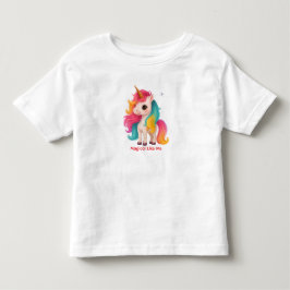 Infantil Camiseta Unicórnio Mágico Como Eu – Menina Pequena