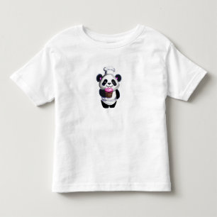 Infantil Camiseta Urso Panda Fofo