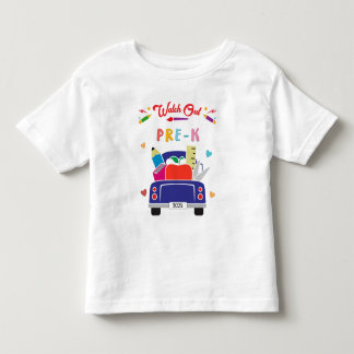 Infantil Camiseta Watch Out Pré-Escola para Crianças