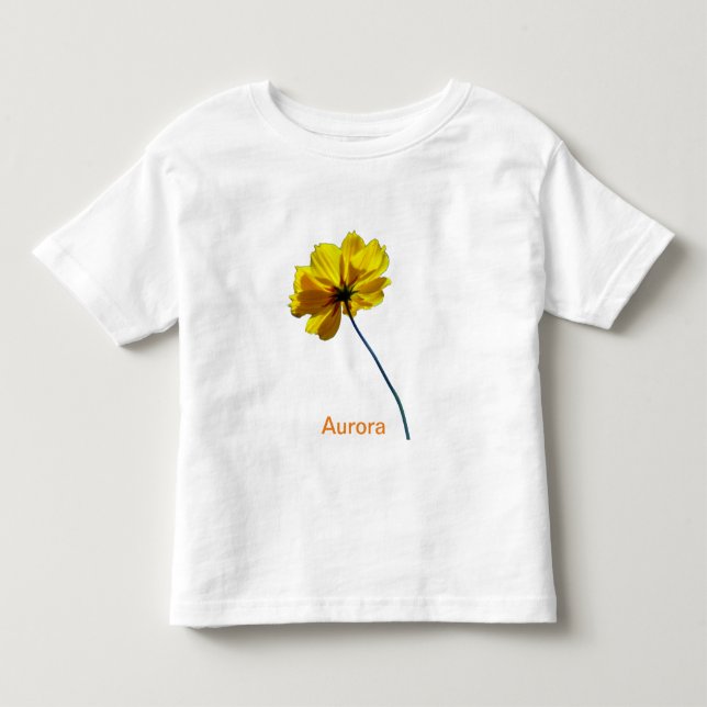 Infantil Camiseta Yellow Coreopsis Toddler (Frente)