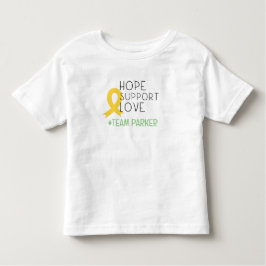 Infantil cancer infantil. Camiseta de criança personalizada