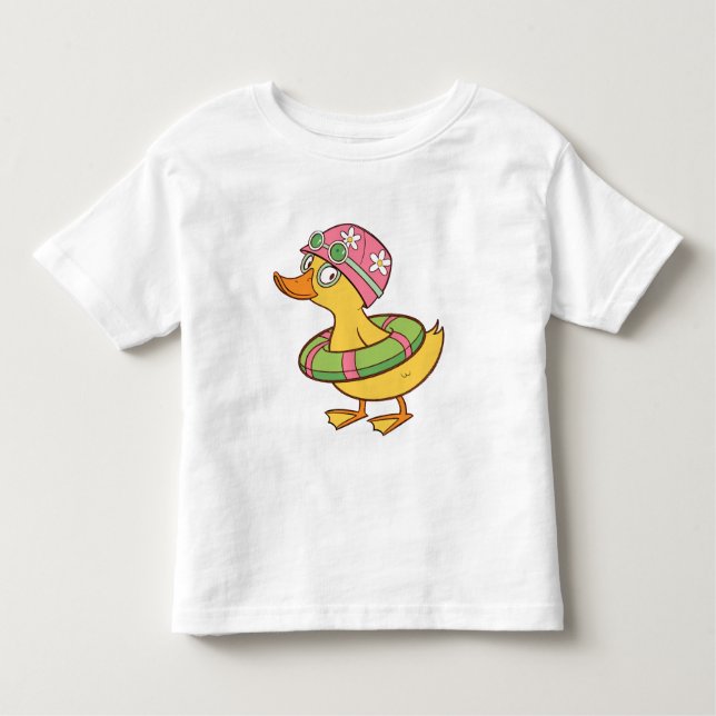Infantil Cartoon de Duque Bonito - Camiseta de Verão para C (Frente)