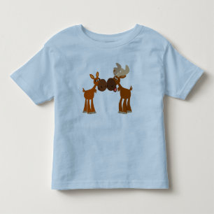 Infantil Casal de animação em amores, camiseta