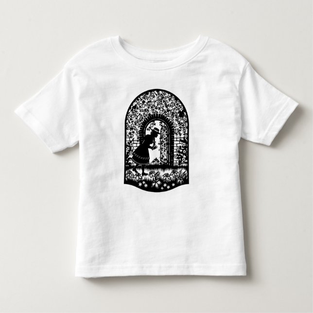 Infantil Clássica Fada. Design exclusivo. Camiseta para Cri (Frente)