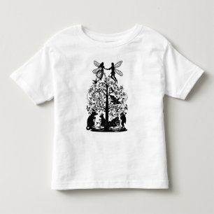 Infantil Clássica Fada. Design exclusivo. Camiseta para Cri