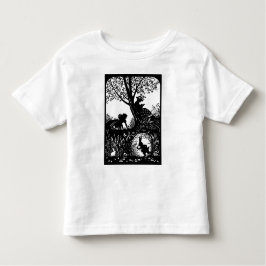 Infantil Clássica Fada. Design exclusivo. Camiseta para Cri