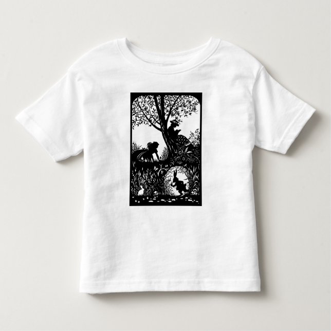 Infantil Clássica Fada. Design exclusivo. Camiseta para Cri (Frente)