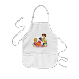 Infantil Cozimento com avental de Nonnie