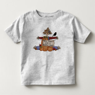 Infantil Dê camiseta de Natal de Ação de Graças