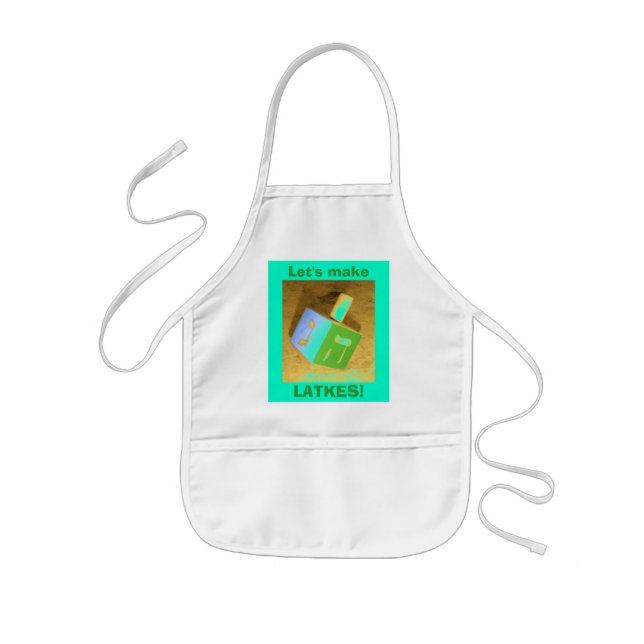 Infantil Deixe-nos fazer LATKES! Avental (Frente)