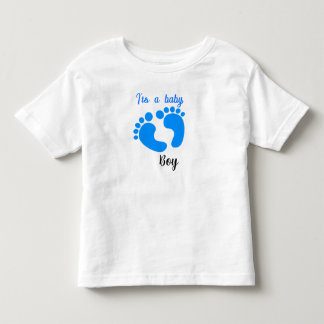 Infantil design de camiseta chá de fraldas para rapazes