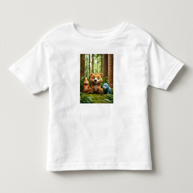 Infantil Design de camiseta com cores únicas (Frente)