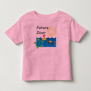 Infantil Design de Futuro Diver - Camiseta de Jersey Fina p