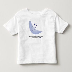 Infantil Deus fez camiseta de criança luar