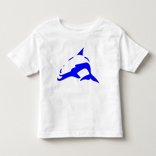 INFANTIL DOLFIN DE IMAGEM DO CARACTERE DE CAMISETA (Frente)