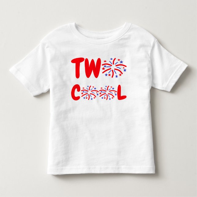 Infantil Duas camiseta Toddler, segundo aniversário Legal (Frente)