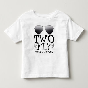 Infantil Duas voas para uma pequena Cara de camiseta