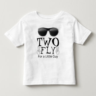 Infantil Duas voas para uma pequena Cara de camiseta