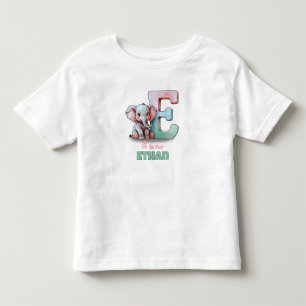 Infantil E é para Ethan – Camiseta Personalizada para Crian
