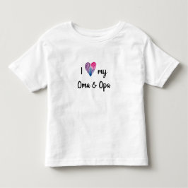 Infantil Eu adoro a minha mãe e a minha camiseta de avô