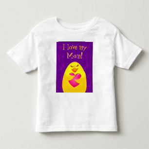 Infantil Eu amo a minha mãe! Camiseta