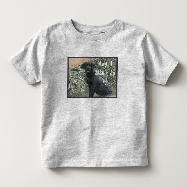 Infantil Eu não o fiz!  Camiseta dos miúdos (Frente)