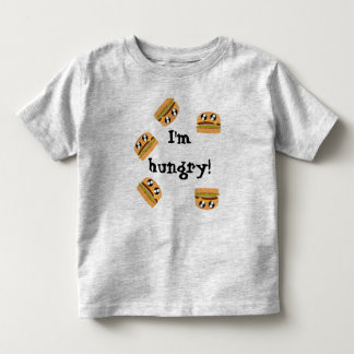 Infantil eu sou camiseta com fome dos miúdos