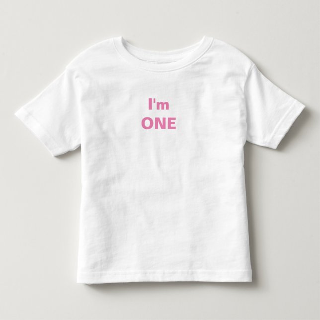 Infantil Eu sou uma camiseta personalizada para crianças (Frente)