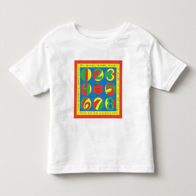 Infantil "Eu tenho um pequeno pião" Camiseta de Bebê (Frente)