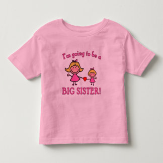 Infantil Eu vou ser uma camiseta Irmã Grande