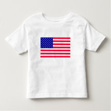EUA EUA Bandeira Americana Toddler Camiseta Clothi