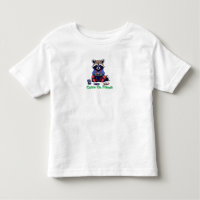 Gamer Raccoon: Alcance com a Camiseta do Bebê Cute