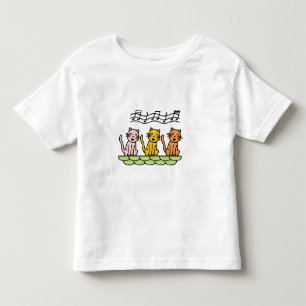Infantil Gatos do canto camiseta e presentes