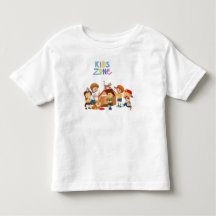 Kids Zone , adorável camiseta de impressão para cr