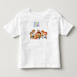Infantil Kids Zone , adorável camiseta de impressão para cr