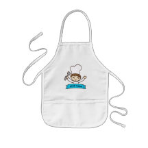 "Little Chef" Avental Gráfico para Crianças