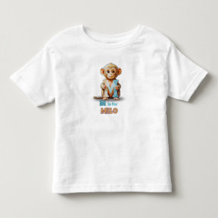 Infantil M é para Milo - Camiseta Personalizada para Crianç