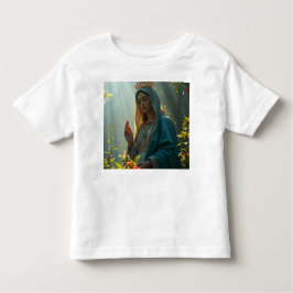 Infantil Mãe Maria Rainha do Céu, Camiseta de Toddler