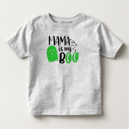 Infantil Mamãe É Minha Camiseta De Boo Halloween Toddler